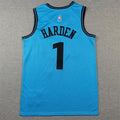 Men's LA Clippers #1 Blue 2025 City Edition Swingman Jersey