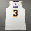 Men's Los Angeles Lakers Anthony Davis #3 Icon White City Edition Swingman Jersey