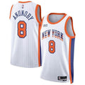 Men's New York Knicks OG Anunoby #8 Swingman Jersey