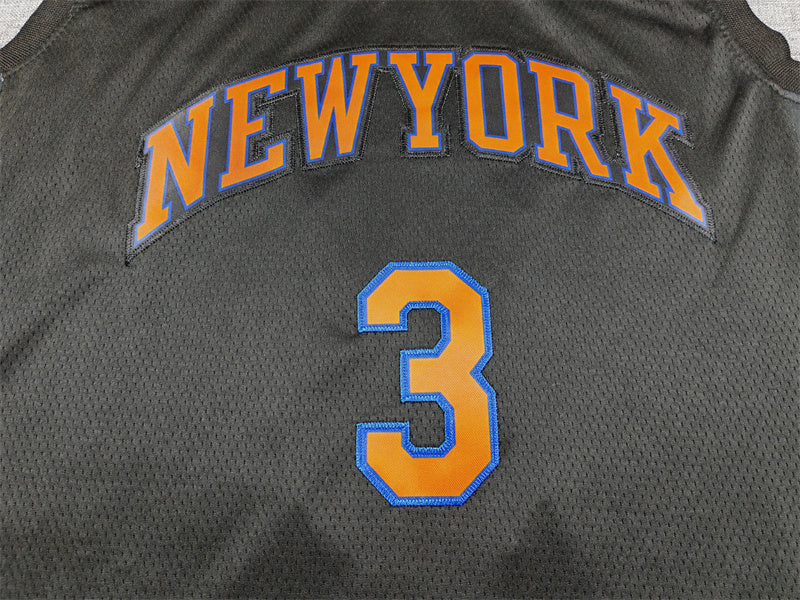 New York Knicks Josh Hart #3 Black Statement Edition Swingman Jersey