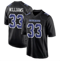Men's Dallas Cowboys Javonte Williams #33 Carbon Black Fashion Football Jersey