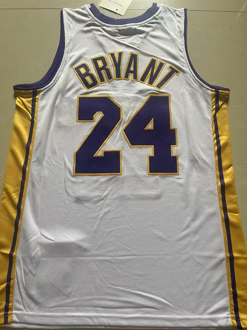 Men's Kobe Bryant Los Angeles Lakers #24 Nike Icon Edition Jersey – White