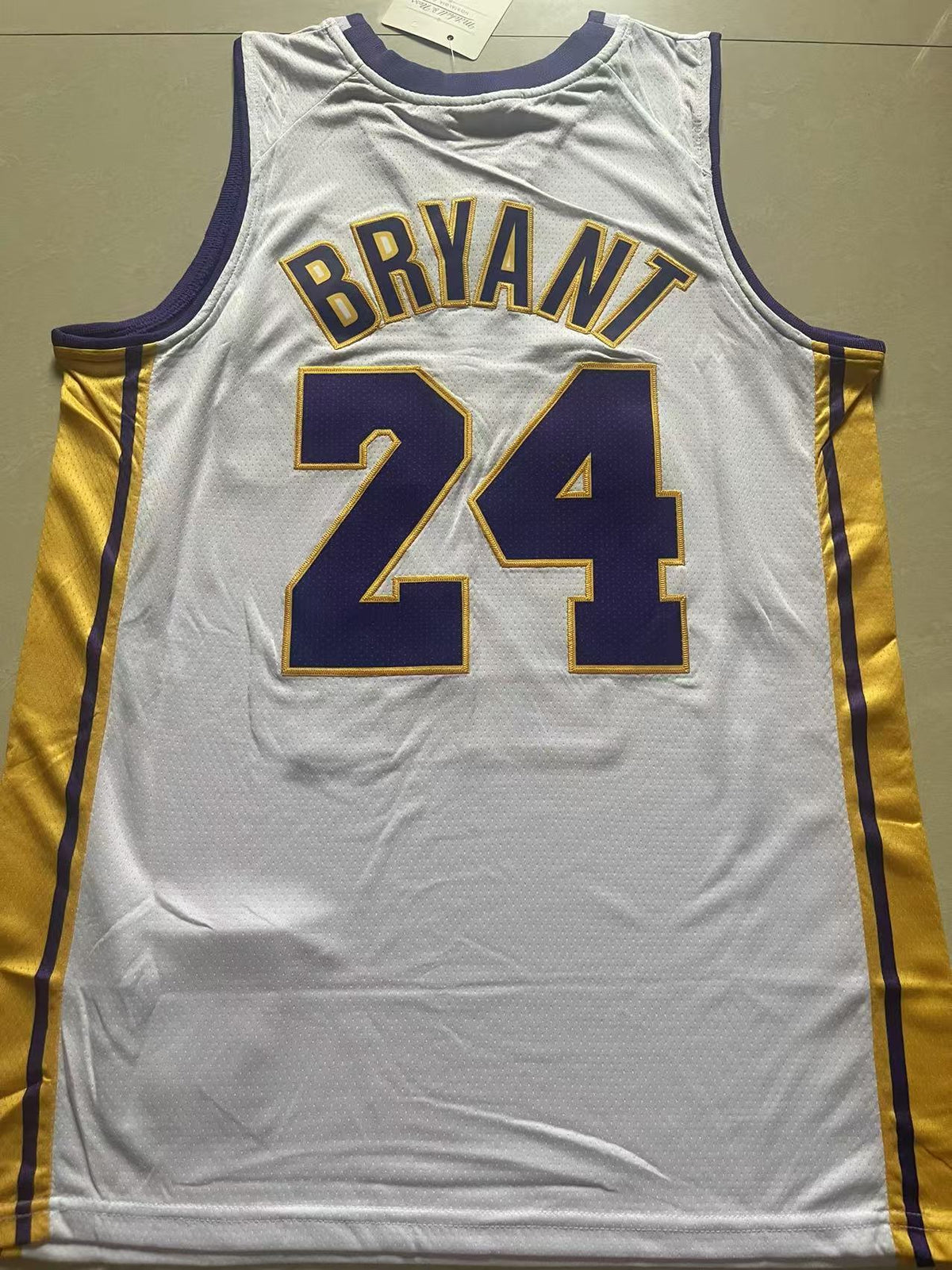Men's Kobe Bryant Los Angeles Lakers #24 Nike Icon Edition Jersey – White