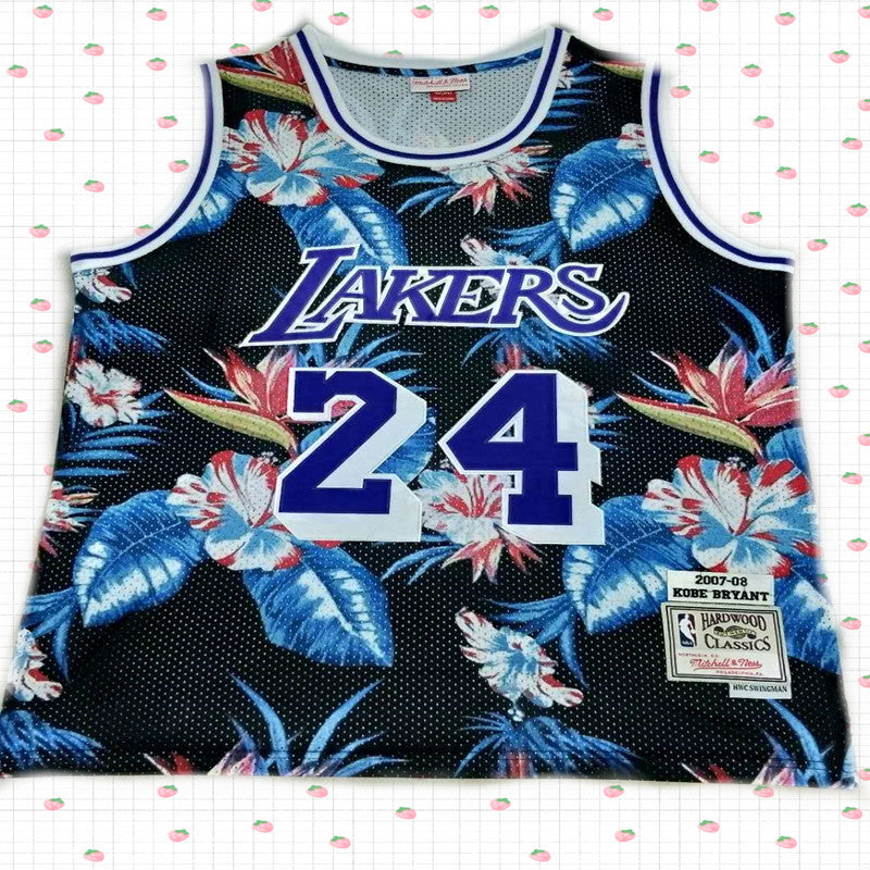 Men's Los Angeles Lakers Kobe Bryant #24 Mitchell & Ness 1996-97 Hardwood Classics Retro Swingman Jersey