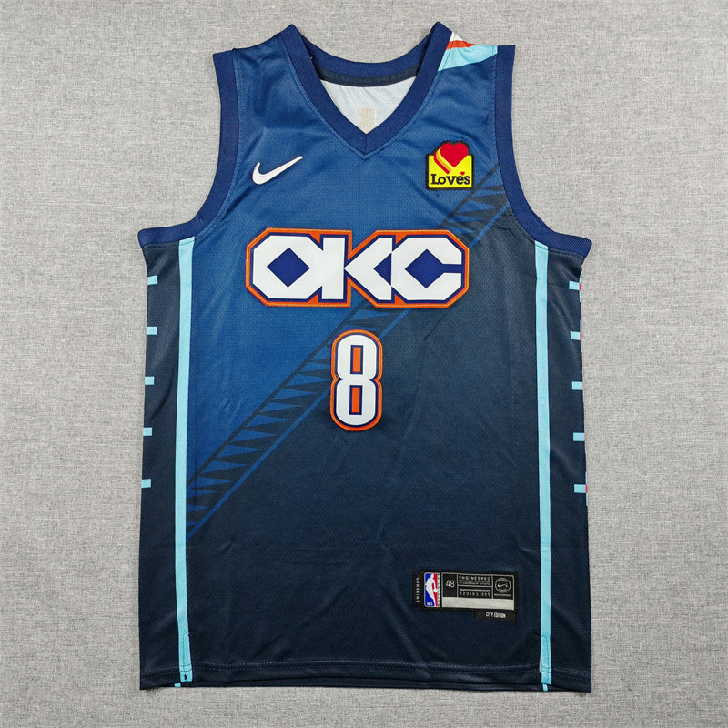 Men's Chet Holmgren Oklahoma City Thunder #7 Nike 2025-26 City Edition Swingman Jersey
