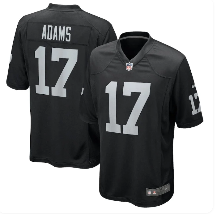 Men's Las Vegas Raiders Davante Adams #17 Black Nike Vapor F.U.S.E. Limited Jersey