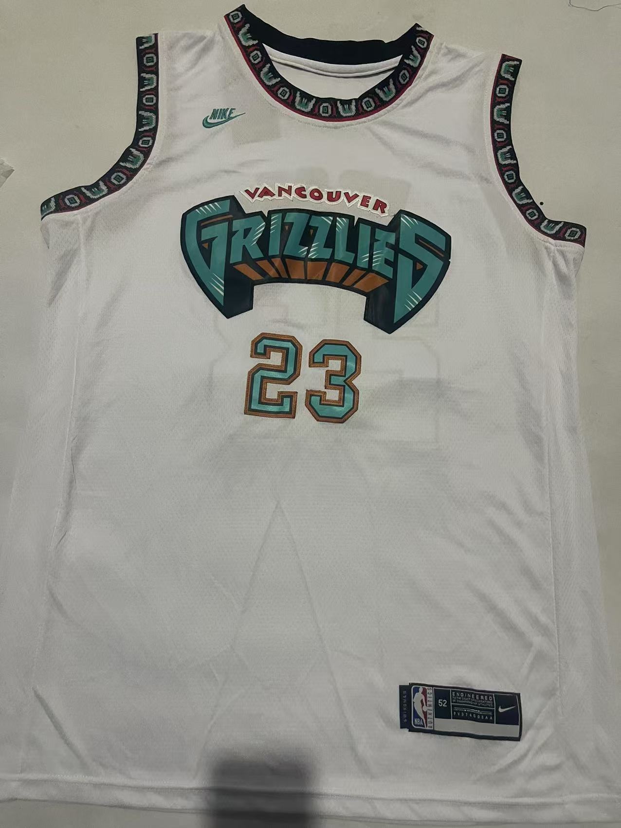 Men's Memphis Grizzlies #23 Nike White Game Jersey