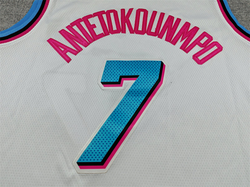 Giannis Antetokounmpo Miami HEAT Nike Original Vice Swingman Jersey
