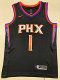 Men's Devin Booker Phoenix Suns #1 Nike Statement Edition Swingman Jersey – Black