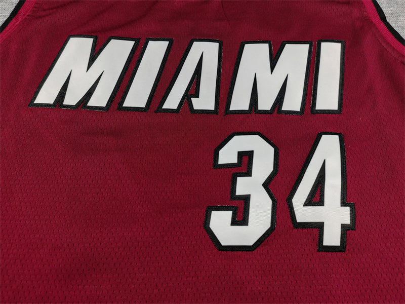 Men's Miami HEAT Simone Fontecchio Statement Edition Nike Jordan Brand Swingman Jersey – Red