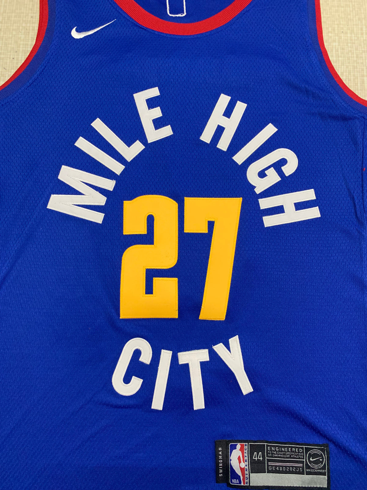 Men's Jamal Murray Denver Nuggets #27 Nike 2022-23 Statement Edition Swingman Jersey – Blue
