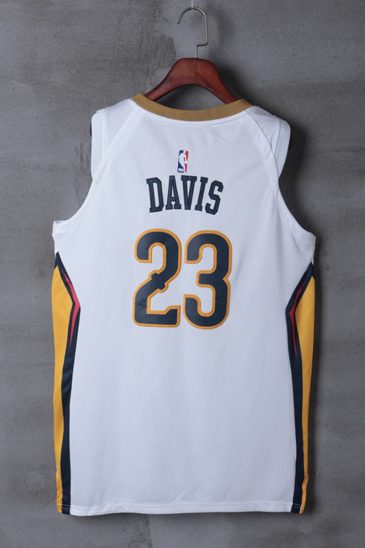 Men's New Orleans Pelicans Anthony Davis #23 Nike Association Edition Swingman Jersey – White