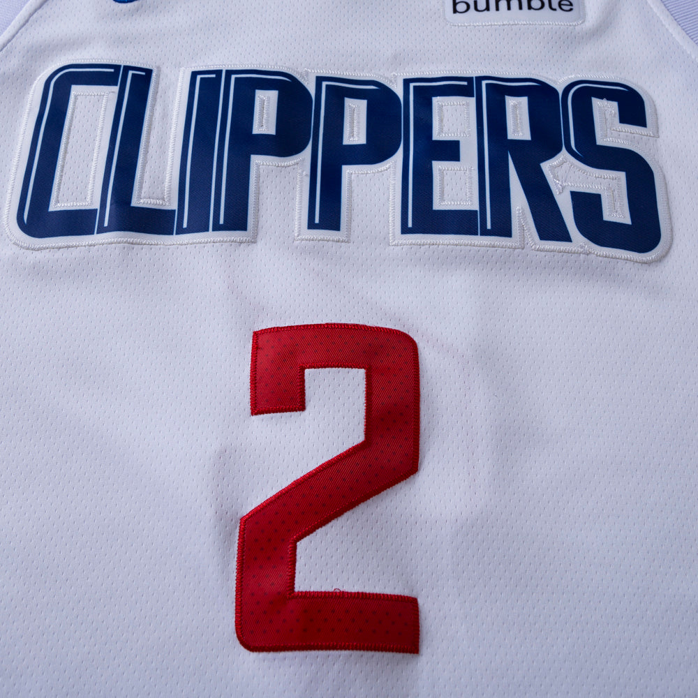 Men's LA Clippers Kawhi Leonard #2 White Swingman Jersey