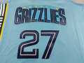 Memphis Grizzlies Cameron Boozer #27 Light Blue Statement Edition Swingman Jersey