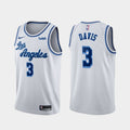 Men's Los Angeles Lakers #3 Anthony Davis White Classic Edition Swingman Jersey