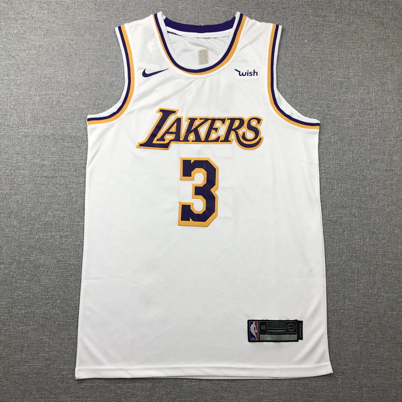 Men's Los Angeles Lakers Anthony Davis #3 City Edition Tribute Jersey – Icon White