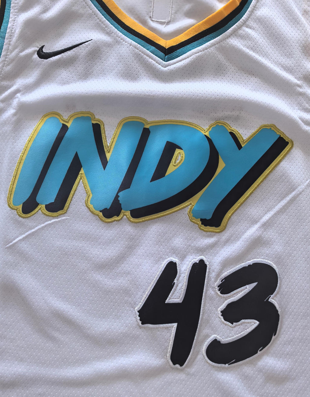 Men's Pascal Siakam Indiana Pacers #43 2024/25 City Edition Jersey – White