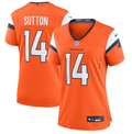 Women's Denver Broncos Courtland Sutton #14 Nike Team Game Jersey – Orange