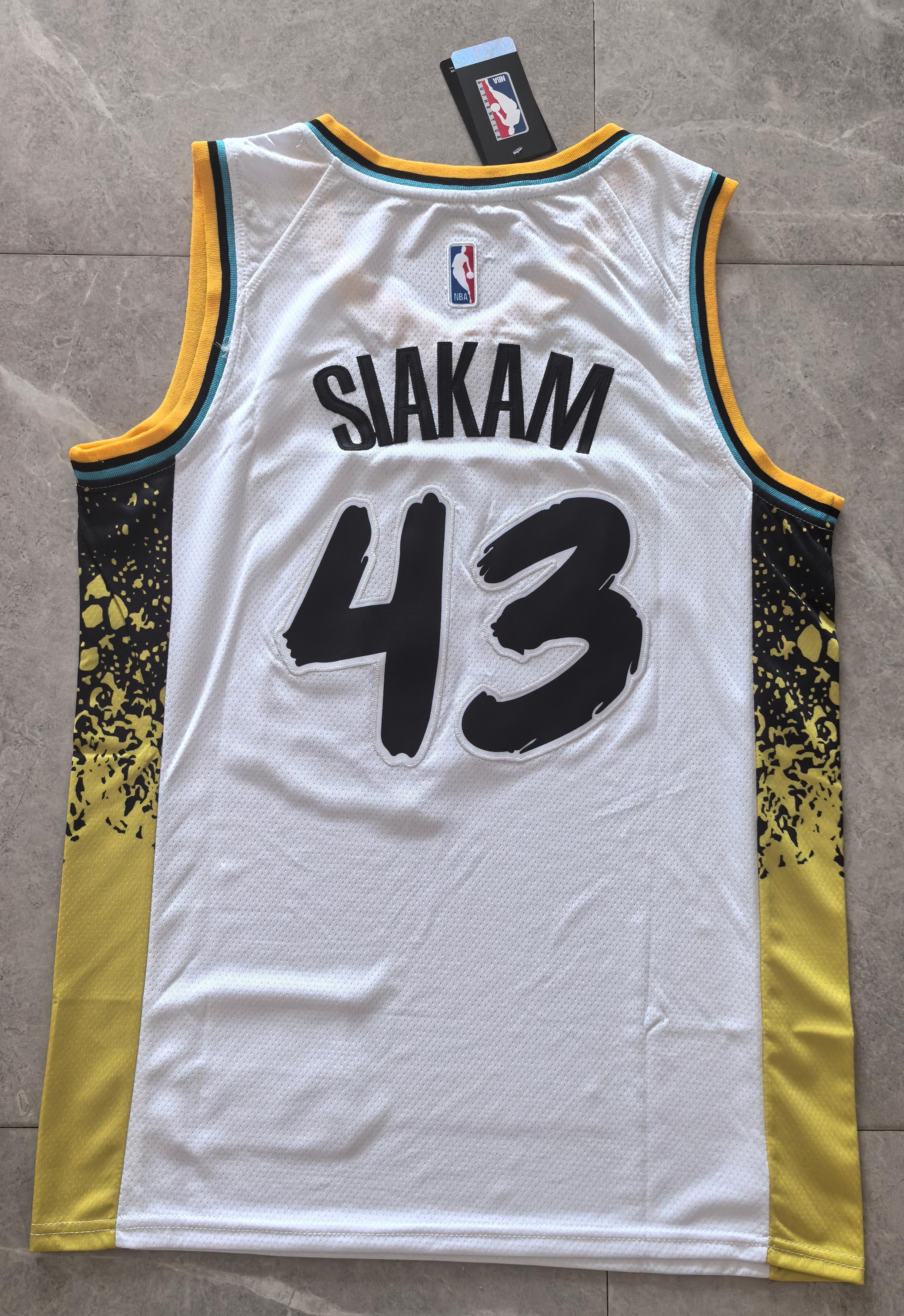 Men's Pascal Siakam Indiana Pacers #43 2024/25 City Edition Jersey – White