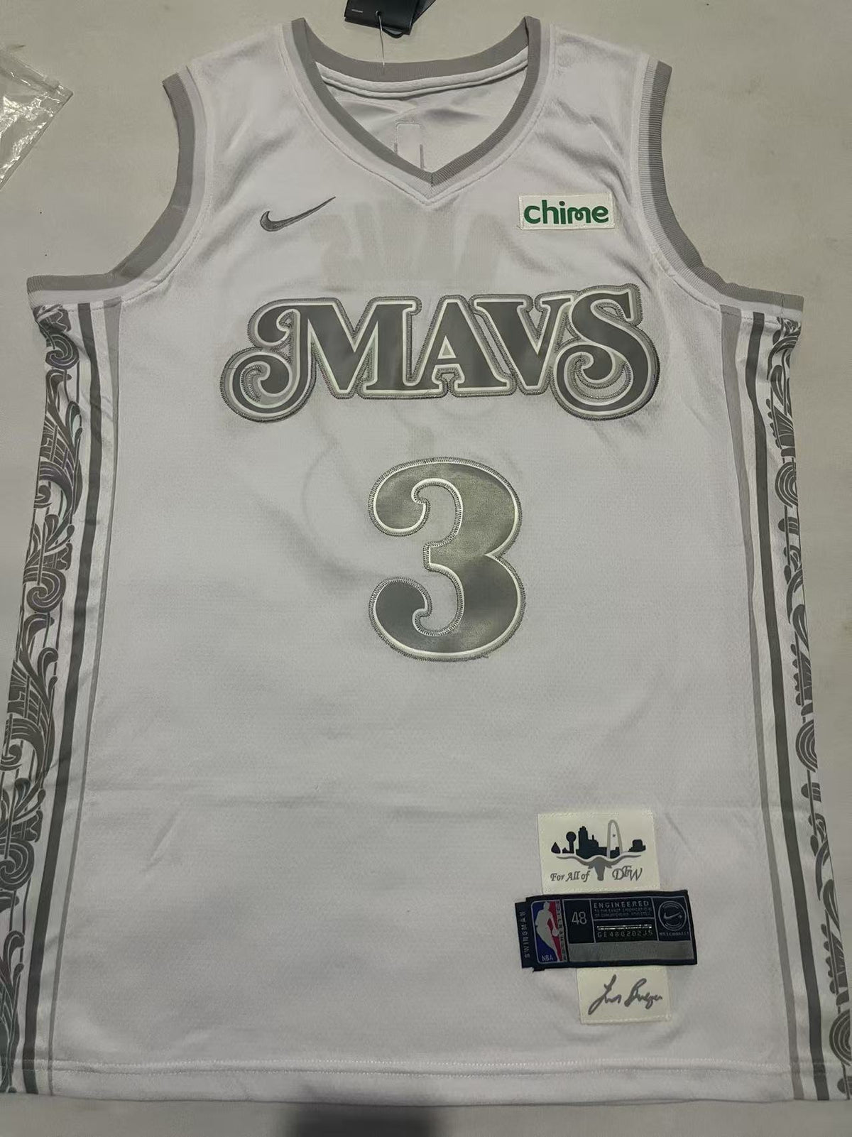 Men's Anthony Davis Dallas Mavericks #3 Nike 2024/25 City Edition Swingman Player Jersey – White