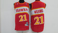 Men's Atlanta Hawks Dominique Wilkins #21 Mitchell & Ness 1986-87 Hardwood Classics Swingman Jersey – Red