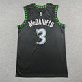 Men's Minnesota Timberwolves Stephon Marbury #3 Black 1997-98 Hardwood Classics Swingman Jersey