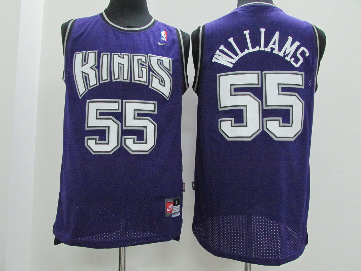 Men's Sacramento Kings Jason Williams #55 1990s Hardwood Classics Swingman Jersey