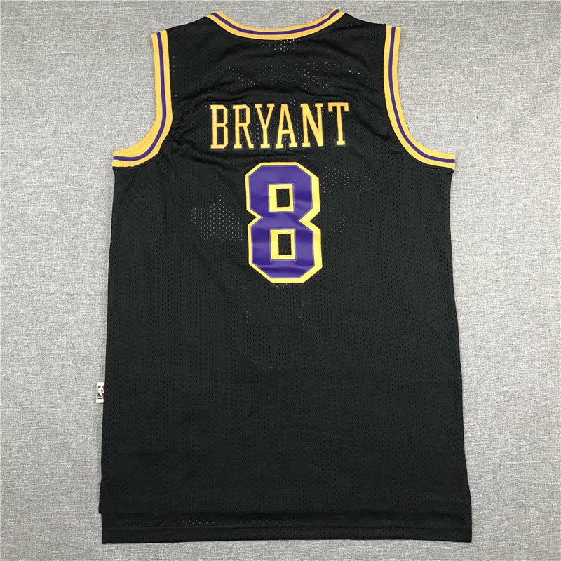 Kobe Bryant #8 Los Angeles Lakers Black City Edition Jersey