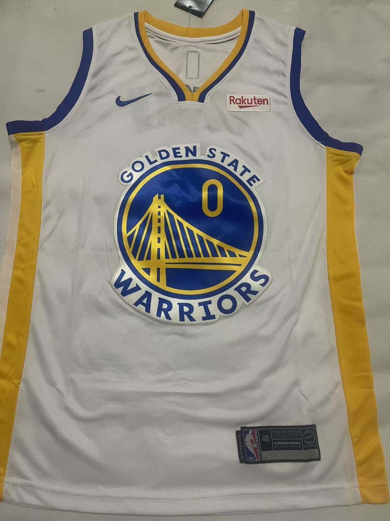 Men's D'Angelo Russell Golden State Warriors #0 Nike 2019 City Edition "The Town" Jersey